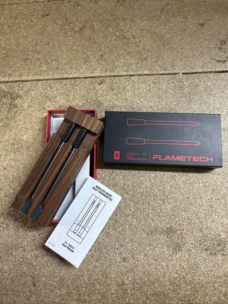 Flametech Draadloze BBQ Thermometer Set - Nieuw, Ophalen of Verzenden, Nieuw