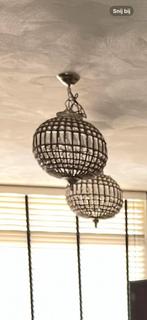 2 gave lampen, Huis en Inrichting, Ophalen, Zo goed als nieuw, Glas, Minder dan 50 cm