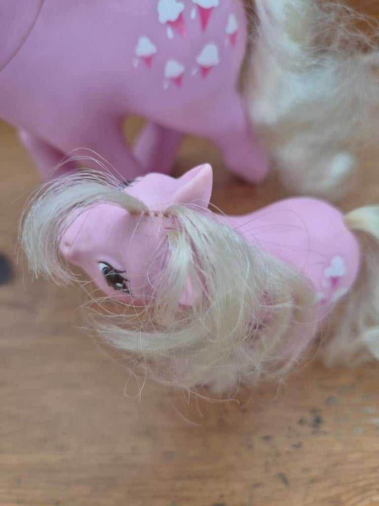 My little pony G1 lickety split + baby, Ophalen of Verzenden