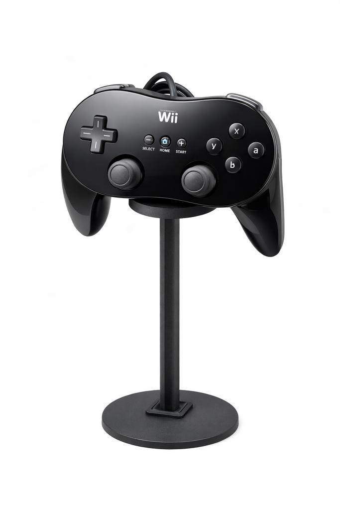 Nintendo Wii Classic Controller Pro Zwart – Origineel, D, F, Ophalen of Verzenden, Zo goed als nieuw