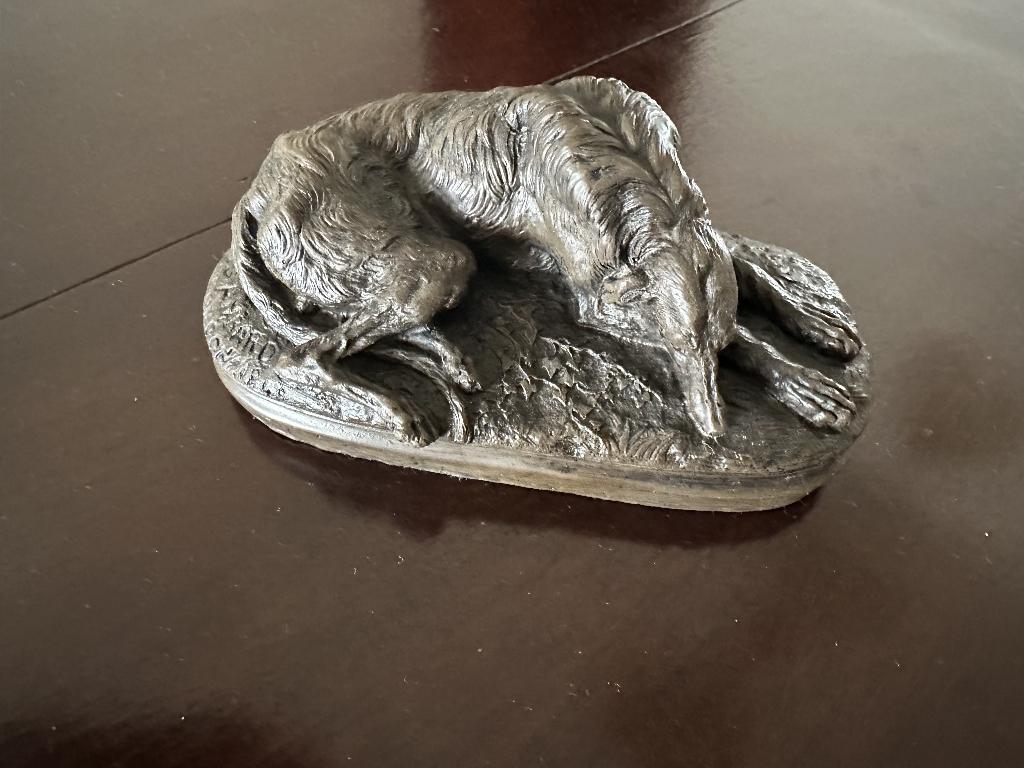 BRONZEN BEELDJE VAN GAYRARD LONDON, Antiek en Kunst, Minder dan 20 cm, Art deco, Ophalen of Verzenden, Beeld