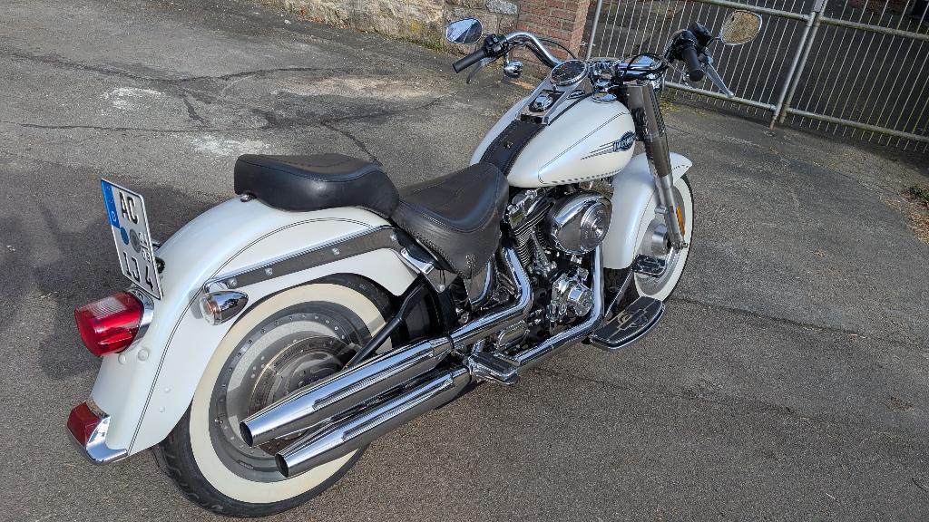 Harley Davidson Fatboy, 1448 cc, 2 cilinders, Chopper, Gebruikt