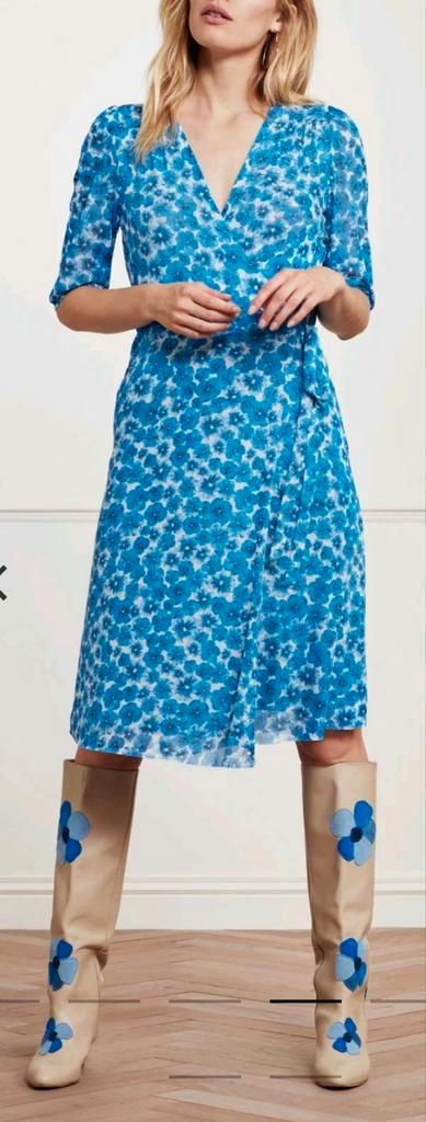 Fabienne Chapot Melissa jurk maat S *nieuw *, Kleding | Dames, Jurken, Nieuw, Maat 36 (S), Blauw, Onder de knie, Ophalen of Verzenden