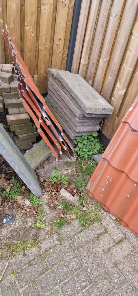 Te koop 6 stukjes damwanden, Doe-het-zelf en Verbouw, Metalen, Ophalen