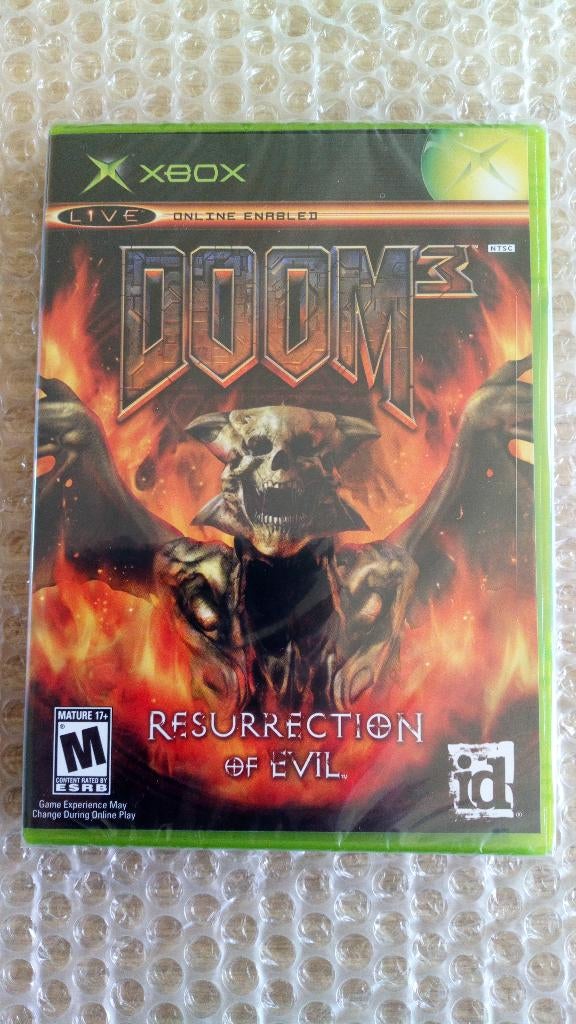 Doom 3 Resurrection of Evil - Xbox (Sealed - NTSC), Vanaf 18 jaar, Shooter, Verzenden, 1 speler