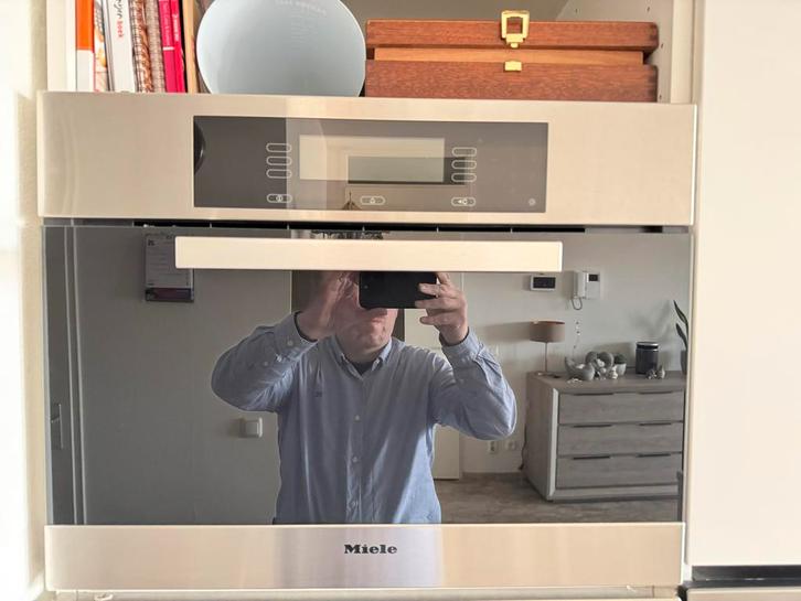 Miele Inbouw Stoomoven - Zo goed als nieuw, Witgoed en Apparatuur, Ovens, Zo goed als nieuw, Inbouw, Oven, 45 tot 60 cm, Stoom