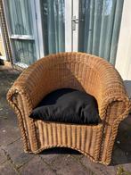 rotan stoel vintage, Ophalen, Gebruikt, Bruin, Riet of Rotan