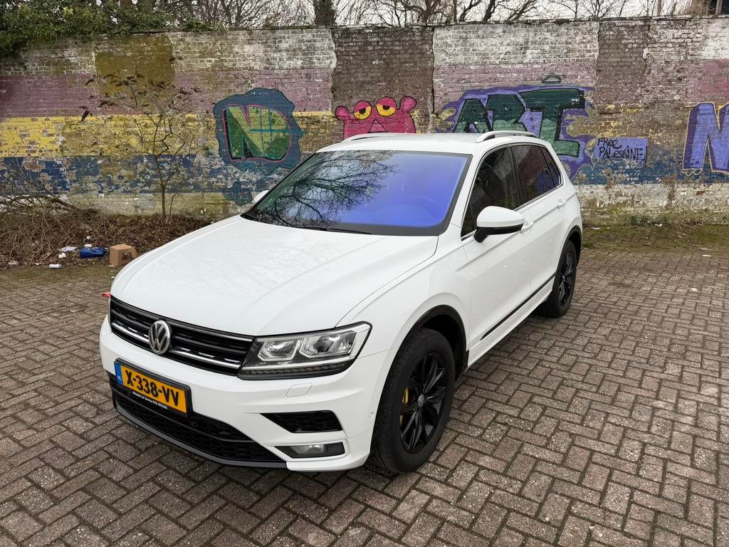 Volkswagen Tiguan 2.0 TSI 190pk 4Motion DSG 2019 Wit, Auto's, Volkswagen, Particulier, Tiguan, 4x4, ABS, Achteruitrijcamera, Adaptieve lichten