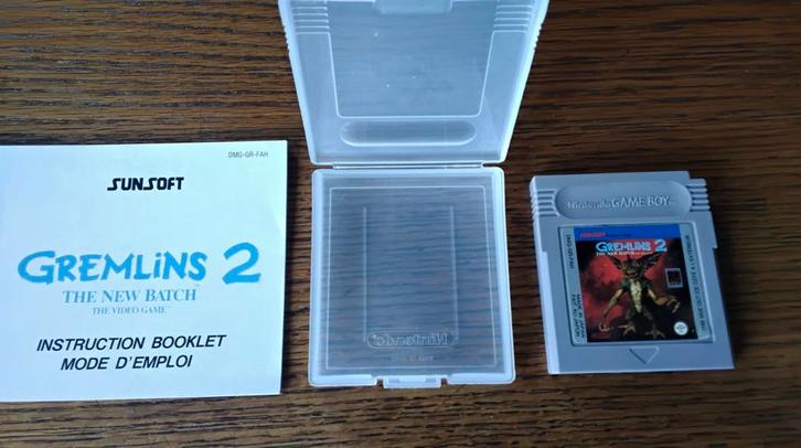Game boy spel Gremlins 2 in nette staat en compleet, Spelcomputers en Games, Spelcomputers | Nintendo Game Boy, Zo goed als nieuw
