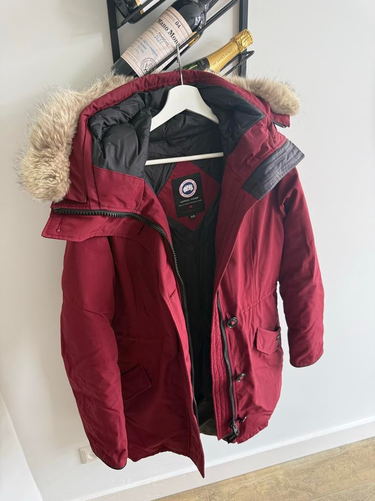 Canada Goose Rossclair Parka XL - Nieuwstaat, Ophalen of Verzenden, Zo goed als nieuw, Maat 46/48 (XL) of groter, Rood