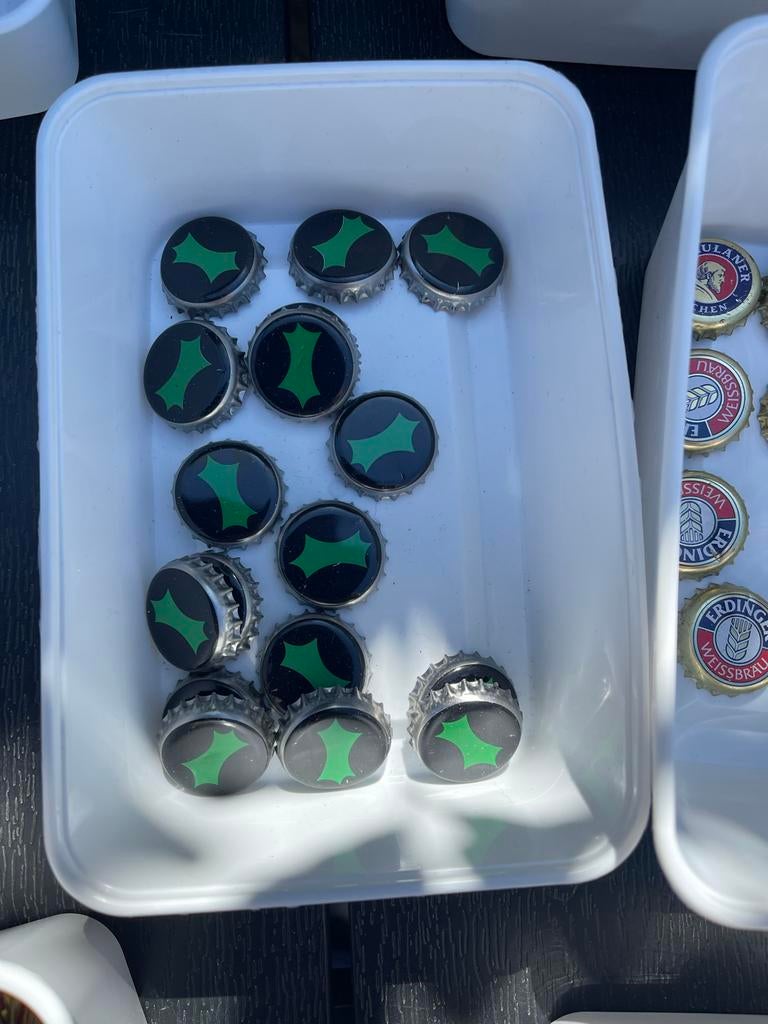 Sprite kroonkurken - Groen logo op zwart (15 stuks), Ophalen of Verzenden, Gebruikt, Overige typen, Overige merken