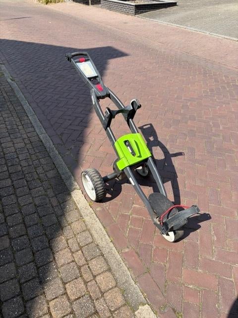 elektrische golf trolley, Ophalen of Verzenden, Gebruikt, Golfkar, Overige merken