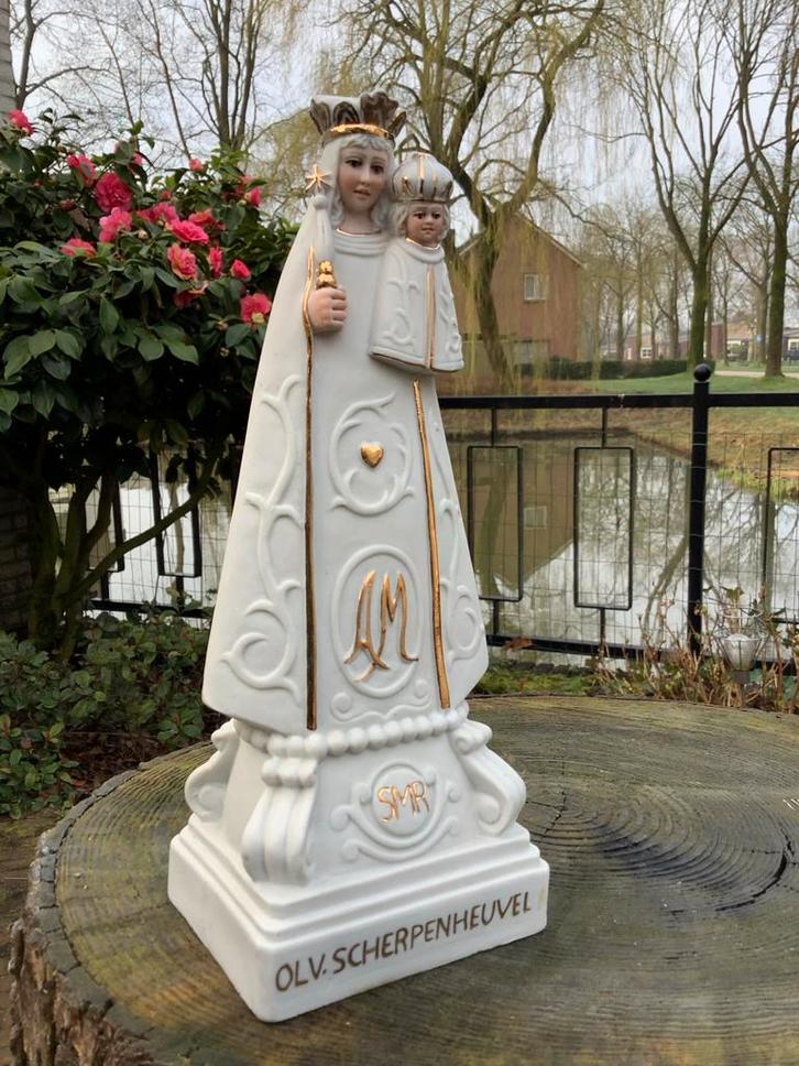 Prachtig Mariabeeld ❤️ Maria met kindje, Antiek en Kunst, Antiek | Religie, Ophalen of Verzenden