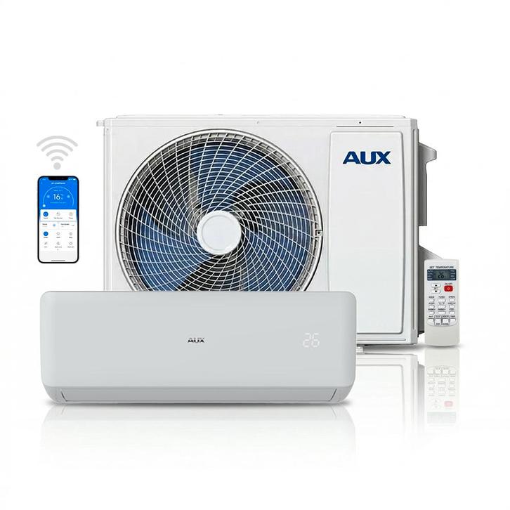 Nieuwe AUX split unit airco 2,5 kW Freedom, Witgoed en Apparatuur, Airco's, Nieuw, Wandairco, 100 m³ of groter, 3 snelheden of meer