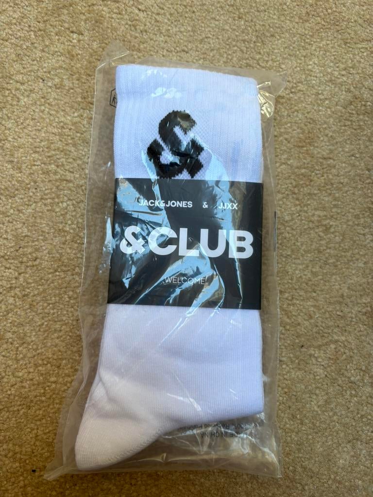 Te Koop: Twee pack Jack & Jones heren sokken, Kleding | Heren, Sokken en Kousen, Ophalen of Verzenden, Nieuw, Overige maten, Wit