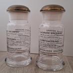 2 sea Glasbruk Kosta dressingglazen met deksel uit Zweden, Ophalen of Verzenden