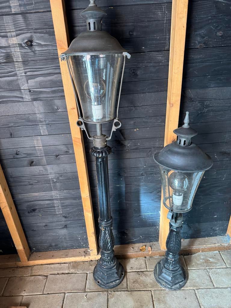 2 antieke lantaarns, Ophalen of Verzenden