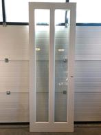 Witte binnendeur met veiligheidsglas, Deurkozijn, Zo goed als nieuw, Hout, Ophalen