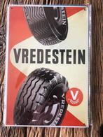 Vredestein reclameplaat 20 x 30 cm, Ophalen of Verzenden, Zo goed als nieuw, Reclamebord