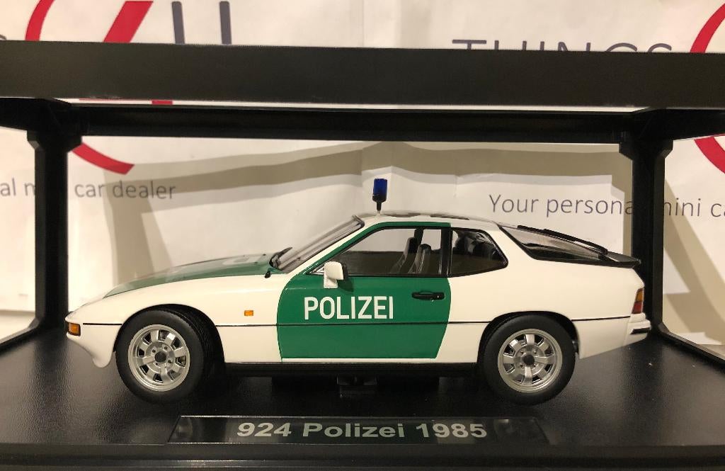 KK-Scale 1:18 Porsche 924 Autobahnpolizei Düsseldorf 1985, Hobby en Vrije tijd, Modelauto's | 1:18, Ophalen of Verzenden, Nieuw