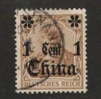 1910 1ct TSINGTAU-TSINANFU Duitse spoorwegpost-CHINA schaars, Ophalen of Verzenden, Gestempeld, Oost-Azië