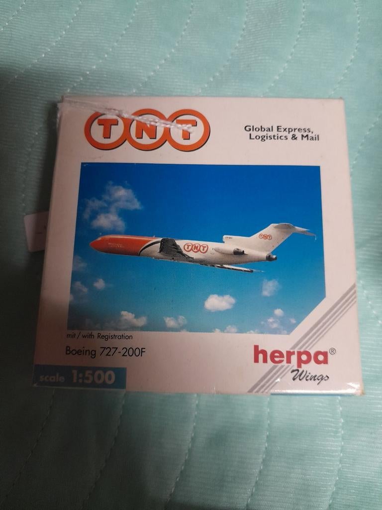 Herpa Wings TNT Boeing 727-200F & BAe 146-300 Schaal 1:500, Overige merken, 1:200 of kleiner, Nieuw, Ophalen of Verzenden