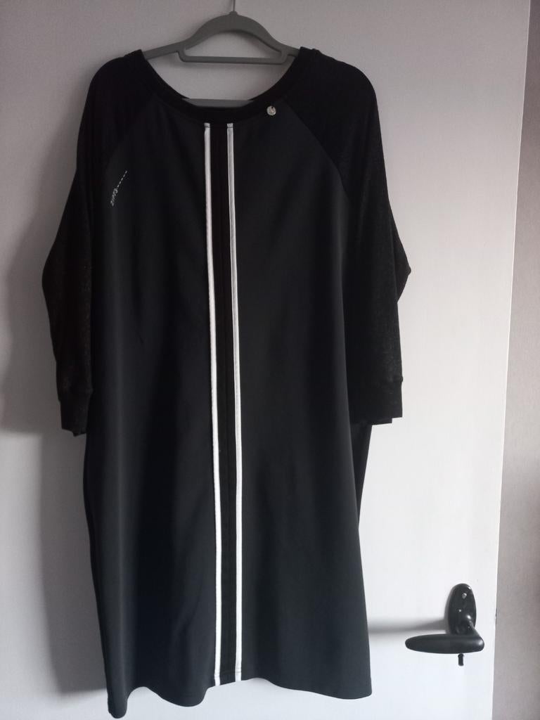 ZIP73 Jurk Zwart/Grijs Maat 42 Mooie Kwaliteit, Ophalen of Verzenden