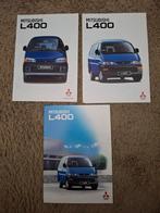 3x autofolder Mitsubishi L400, Verzenden, Zo goed als nieuw, Mitsubishi