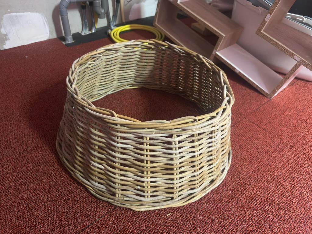 Rotan kerstboomhuls/krans, Ophalen, Gebruikt