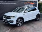 Volkswagen T-Cross 1.0 TSI R-Line 110 PK! , ACC/Clima/Camera, T-Cross, Gebruikt, Leder en Stof, Wit