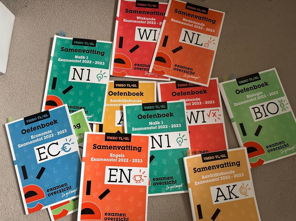 samenvatting- en oefenboekjes examenoverzicht mavo en havo., Ophalen of Verzenden, Zo goed als nieuw, HAVO