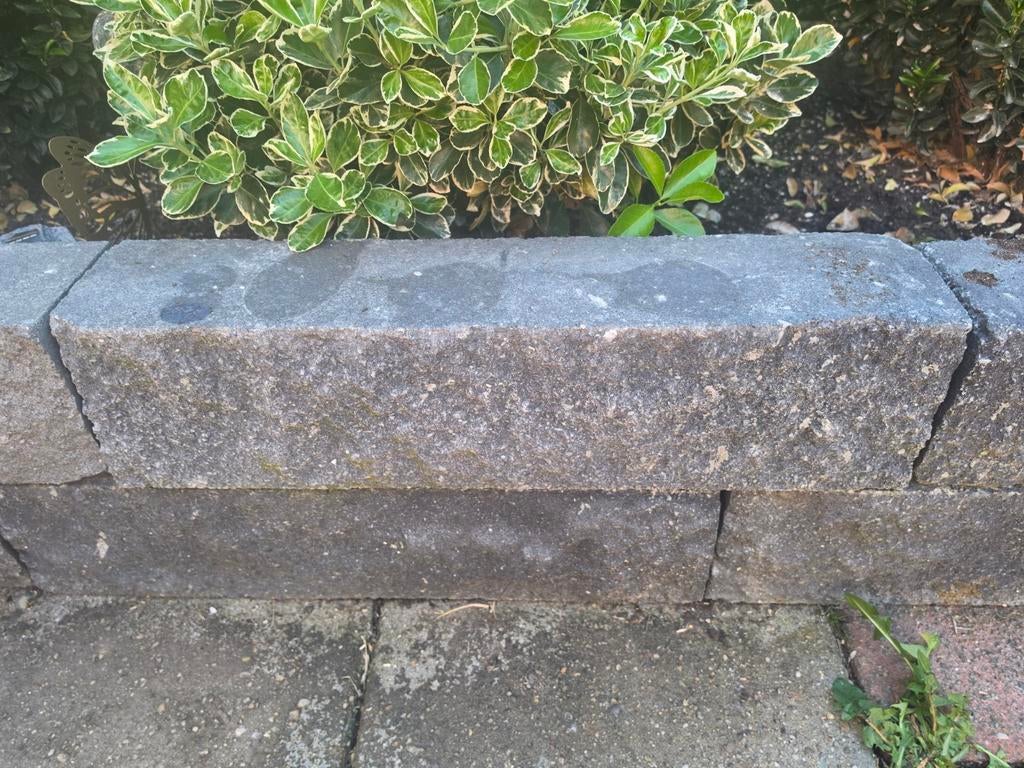 Betonnen borderblokken voor tuin of oprit, Ophalen, Overige materialen, Gebruikt, Blok