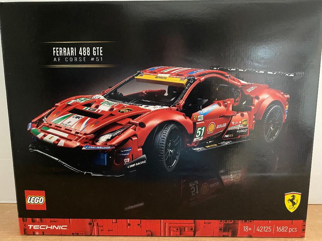 42125 Ferrari AF Corse Lego, Compleet, Gebruikt, Lego, Ophalen of Verzenden