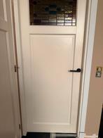 Binnendeur glas in lood, Gebruikt, 80 tot 100 cm, Binnendeur, Ophalen of Verzenden