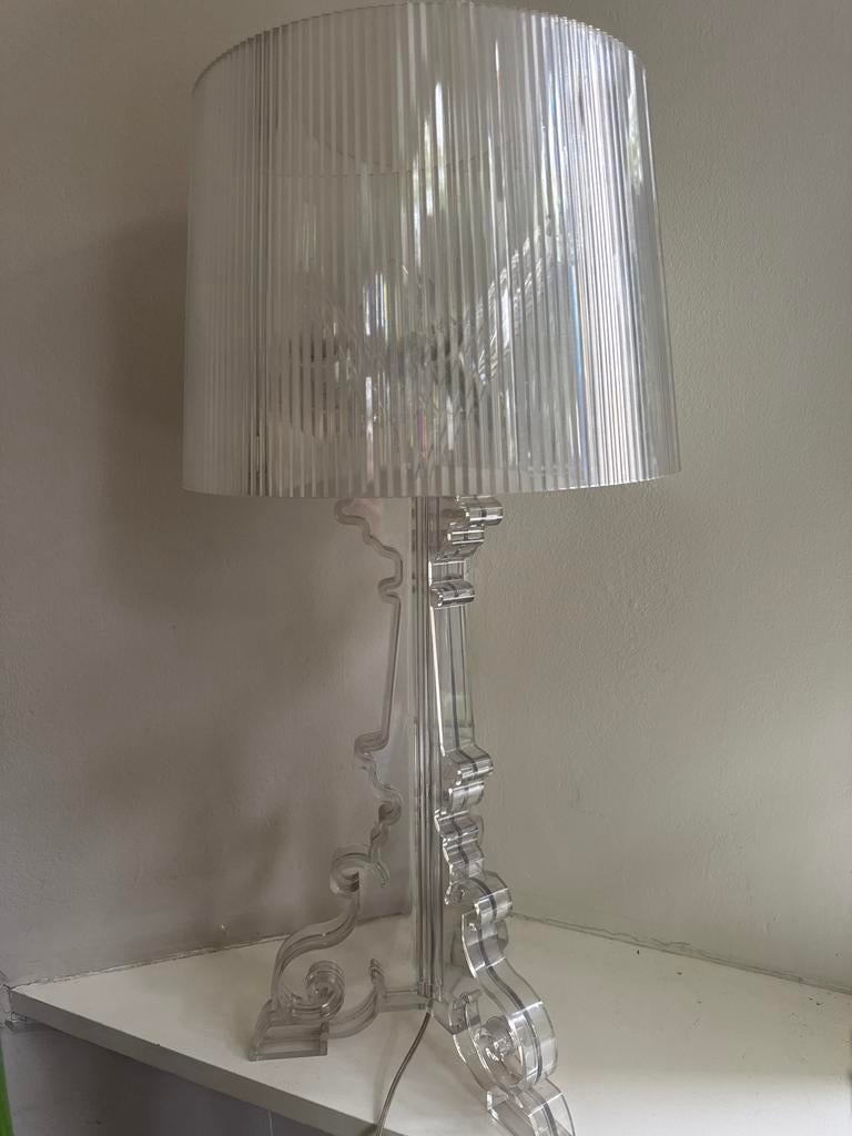 Kartell Bourgie tafellamp - Transparant, Huis en Inrichting, Ophalen, Zo goed als nieuw, Kunststof, 50 tot 75 cm