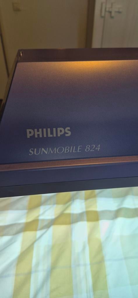 Philips Sunmobile 824 zonnebank - Inklapbaar en verrijdbaar, Ophalen, Gebruikt, Zonnebank enkelzijdig, Minder dan 10 lampen