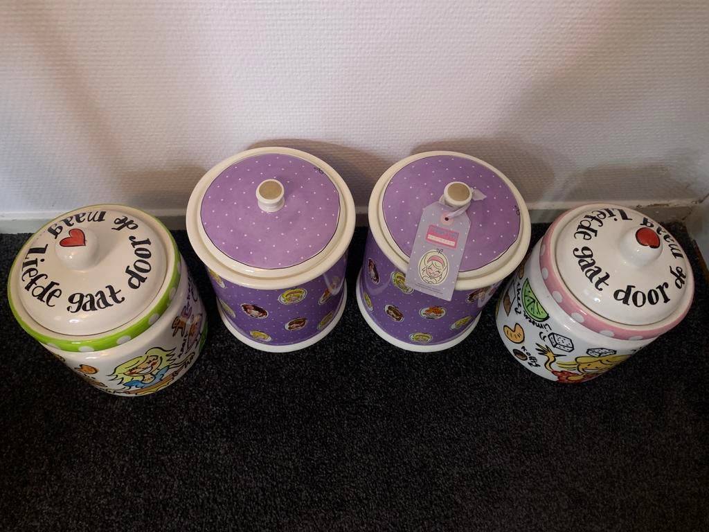 Blond amsterdam potten, Huis en Inrichting, Keuken | Potten en Pannen, Ophalen, Zo goed als nieuw, Overige materialen, Pot, Bus of Blik