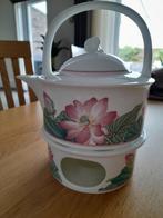 Villeroy en Boch theepot met warmhoud stoof, Overige typen, Ophalen of Verzenden, Zo goed als nieuw, Overige stijlen