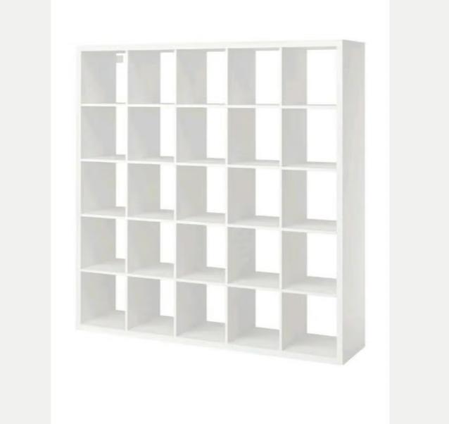 Kallax 5 x 5 vakkenkast Ikea, Huis en Inrichting, Kasten | Stellingkasten, Ophalen, Gebruikt