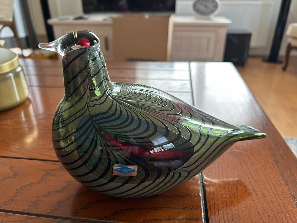 Iittala Nuutajärvi  - Oiva Toikka glas vogel, Ophalen of Verzenden