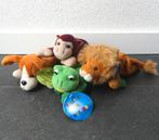 HappyTails knuffels dierenknuffels leeuw hond kikker aap, Ophalen of Verzenden, Nieuw, Hond