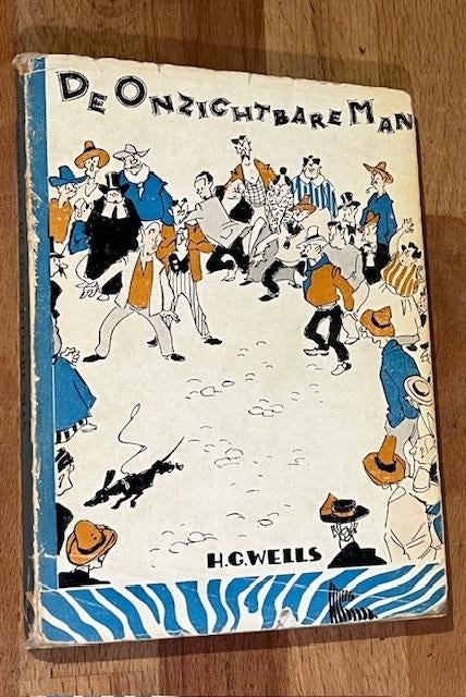 H,.G. Wells. De Onzichtbare Man. Rep. der letteren. Zebra'49, Ophalen of Verzenden, Gelezen, H.G. Wells