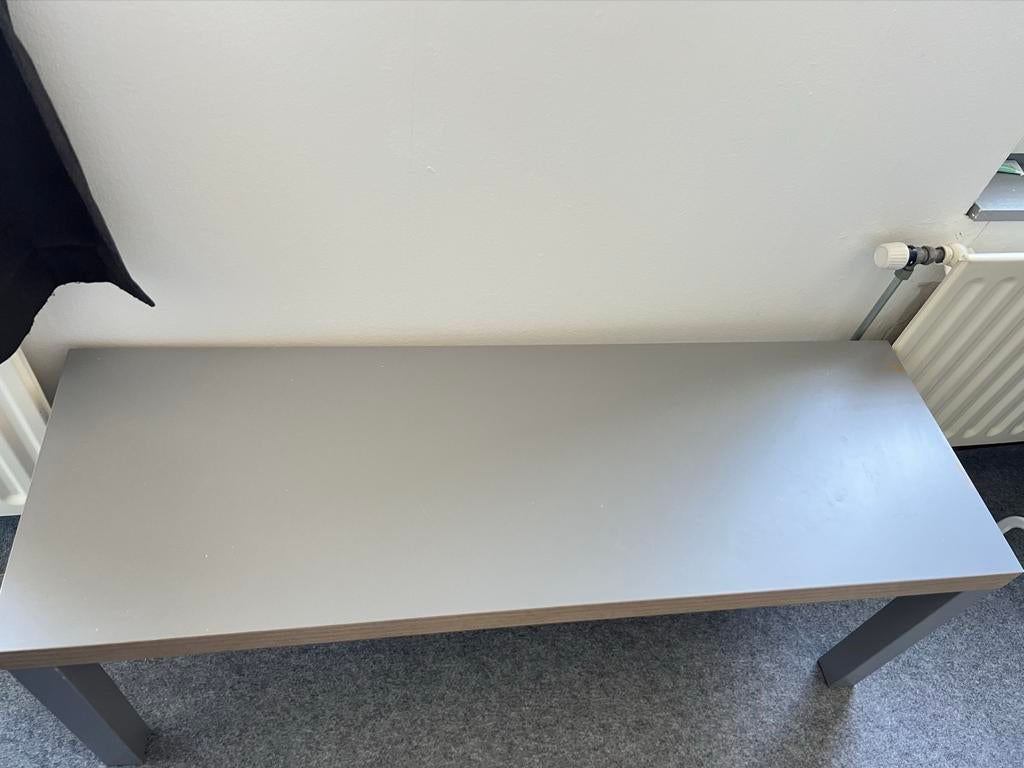 Grijze TV-meubel/Bureau 120x40x45cm, Ophalen, Gebruikt, 100 tot 150 cm, Minder dan 100 cm