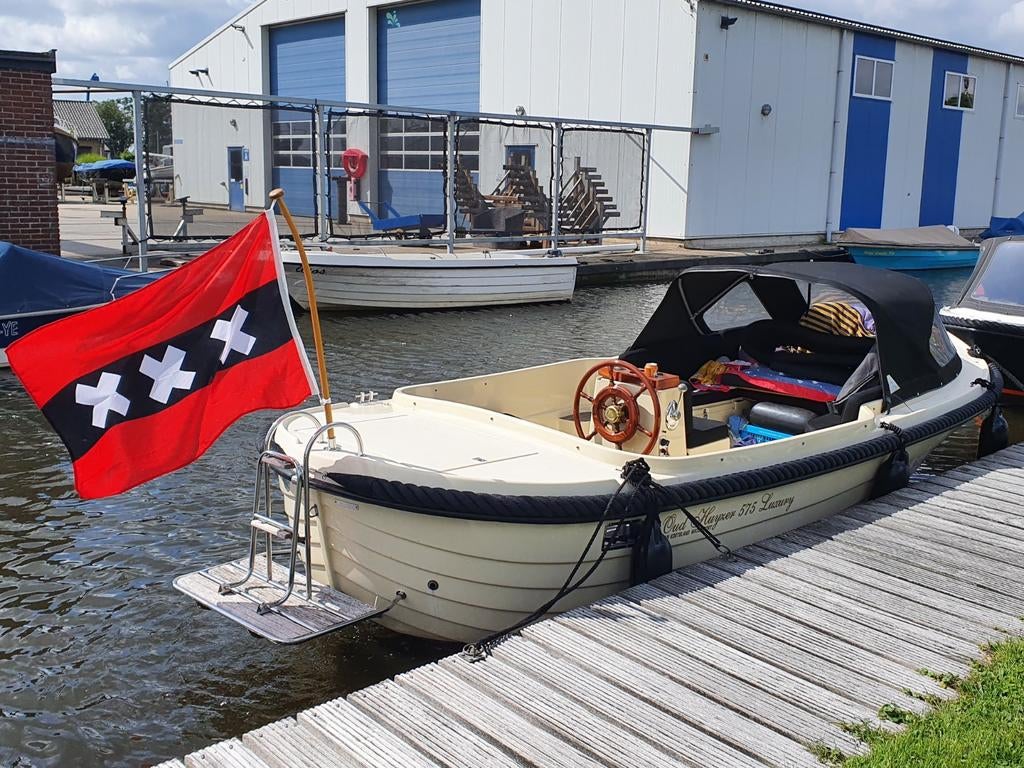 *VERKOCHT Oud Huijzer 575 Luxury, 10 tot 30 pk, Gebruikt, Ophalen of Verzenden, 3 tot 6 meter