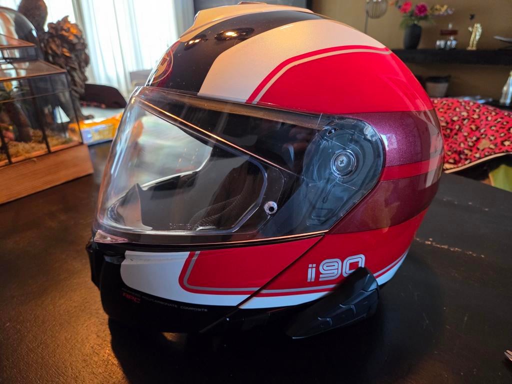 HJC i90 Systeemhelm met zonnevizier en Smart Communicatie, Motoren, Kleding | Motorhelmen, Ophalen, Systeemhelm, Heren, HJC