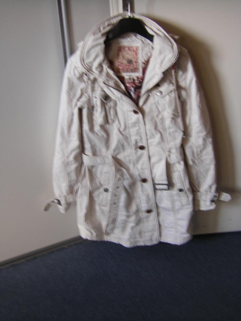 Khujo dames parka. Maat L, Maat 38/40 (M), Wit, Khujo, Ophalen of Verzenden