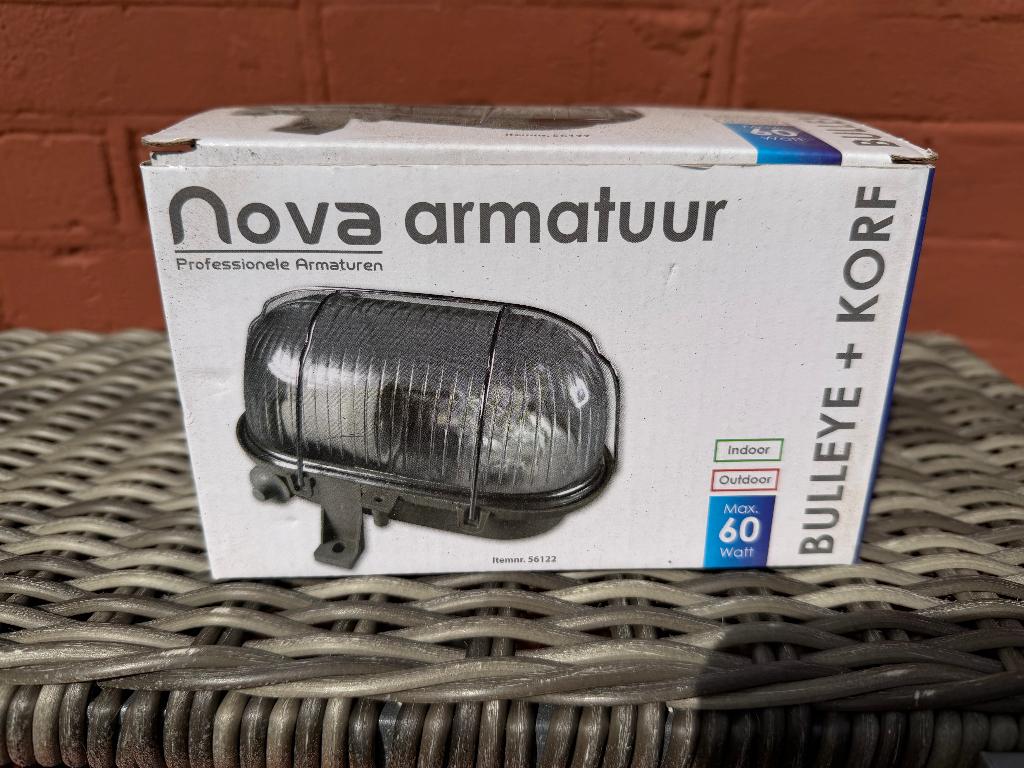 Nova bulleye armatuur buitenverlichting, Ophalen of Verzenden, Nieuw, Glas