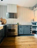 Landelijke hoekkeuken met lancellotti fornuis en oven!, Ophalen, Gebruikt, Graniet of Steen, Hoekkeuken