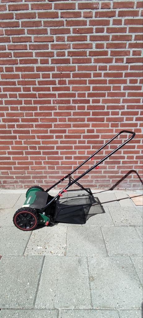 Parkside Handgrasmaaier met Opvangzak - Zo goed als nieuw, Ophalen, Handgrasmaaier, Opvangzak, 30 t/m 39 cm