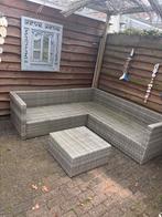 Grijze lounge set - opknapbeurt nodig, Tuin en Terras, Tuinsets en Loungesets, Ophalen, 5 zitplaatsen, Gebruikt, Loungeset